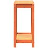 vidaXL Potting Table with Shelf Wax Brown 82.5x35x75 cm Solid Wood Pine