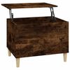 vidaXL Coffee Table Smoked Oak 60x44,5x45 cm Engineered Wood