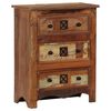 vidaXL Chest of Drawers 60x30x75 cm Solid Reclaimed Wood