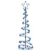 vidaXL LED Christmas Tree with Baubles 120 LEDs Warm White 180 cm