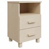 vidaXL Bedside Cabinets HAMAR 2 pcs Honey Brown 40x35x62 cm Solid Wood