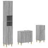 vidaXL 3 Piece Bathroom Cabinet Set DELFT Engineered Wood