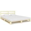 vidaXL Pallet Bed Frame without Mattress Solid Pine Wood 180x200 cm Super King