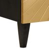 vidaXL Bedside Cabinet Black and Gold 40 x 33.5 x 46 cm