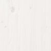 vidaXL Bed Frame with Headboard White 80 x 200 cm Solid Pine Wood