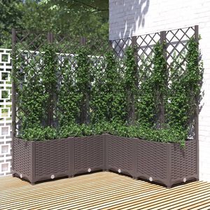 vidaXL Garden Brown 120 x 120 x 136 cm
