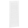 vidaXL Cabinet Doors Louvred Design 4 pcs White 69x29.5 cm