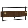 vidaXL TV Cabinet Wall-mounted Brown Oak 100.5x30x51 cm Engineered Wood