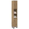 vidaXL Bathroom Cabinet Artisan Oak 30x30x100 cm Engineered Wood