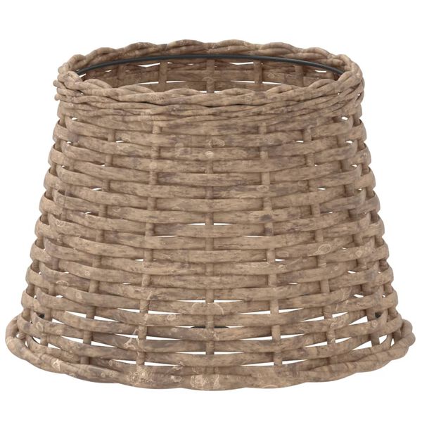 vidaXL Lamp Shade Brown Ø25x17 cm Wicker