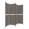 vidaXL 4-Panel Room Divider Anthracite 200x200 cm Fabric