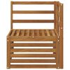 vidaXL Outdoor Corner Sofa Solid Acacia Wood Natural 63 x 63 x 73 cm