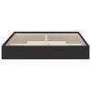vidaXL Bed Frame with Drawers without Mattress Black 180x200 cm Super King