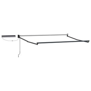 vidaXL Electric Retractable Awning Frame Anthracite 2.5 x 2 m