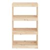 vidaXL Book Cabinet/Room Divider 60x30x103.5 cm Solid Wood Pine