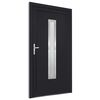 vidaXL Front Door Anthracite 98x208 cm PVC