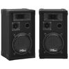 vidaXL Professional Passive Hifi Stage Speakers 2 pcs 800 W Black