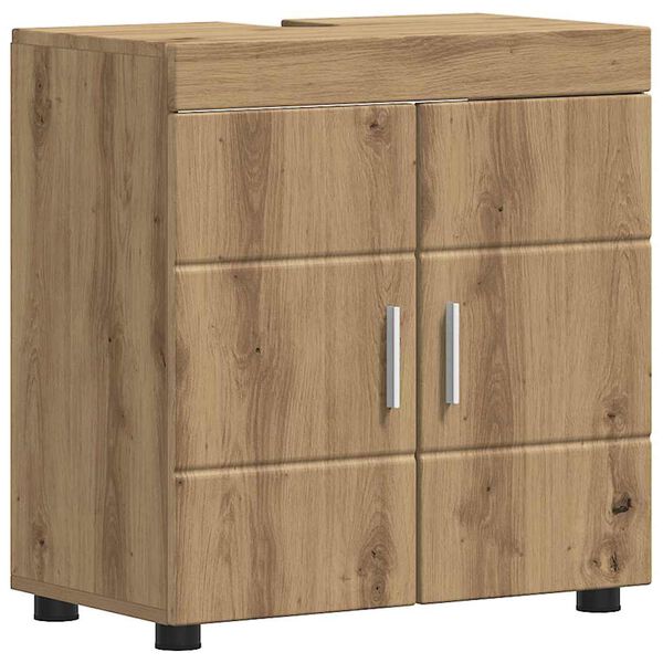 vidaXL Bathroom Cabinet Set TULUM Artisan Oak 60 x 34 x 63 cm