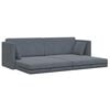 vidaXL Floor Sofa Bed Dark Grey 213 x 70 x 77 cm Velvet