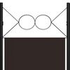 vidaXL 3-Panel Room Divider Brown 120x180 cm