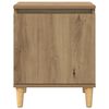 vidaXL Bedside Cabinet Artisan Oak 40 x 30 x 50 cm Engineered Wood