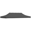 vidaXL Party Tent Roof 3x6 m Anthracite