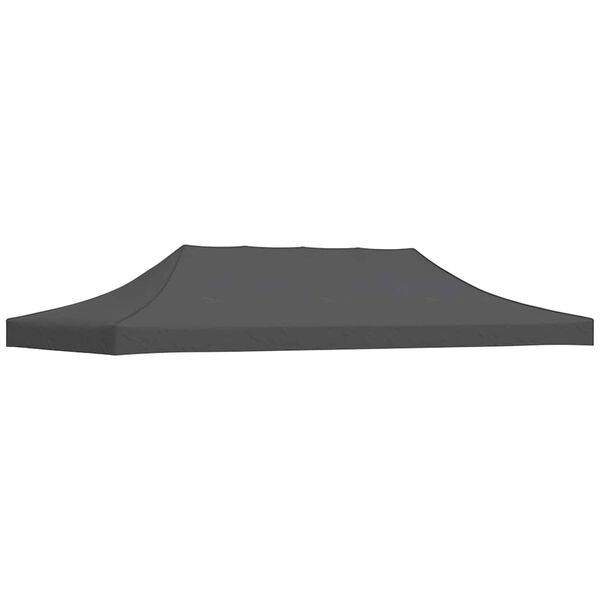 vidaXL Party Tent Roof 3x6 m Anthracite