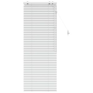 vidaXL Venetian Blind White 55 x 160 cm 35 mm Solid Paulownia Wood