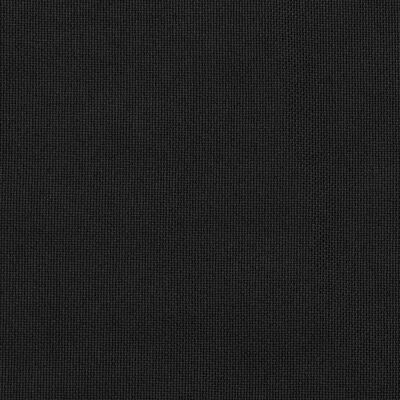 vidaXL Linen-Look Blackout Curtains with Grommets 2pcs Black 140x175cm
