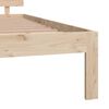 vidaXL Bed Frame without Mattress Solid Wood Pine 140x200cm