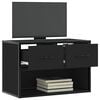 vidaXL TV Cabinet Black 60x31x39.5 cm Engineered Wood and Metal