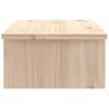 vidaXL Monitor Stand 50x27x15 cm Solid Wood Pine
