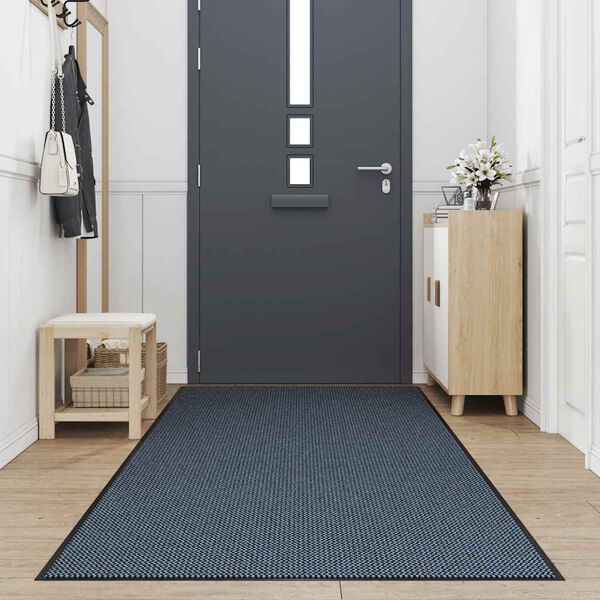 vidaXL Doormat Blue 115x500 cm