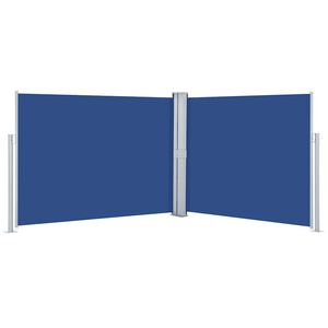 vidaXL Retractable Side Awning Blue 140x1000 cm