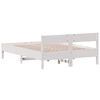 vidaXL Bed Frame without Mattress White 160x200 cm Solid Wood Pine