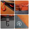 vidaXL Family Tent 6-Person Grey and Orange Quick Release Waterproof
