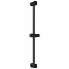 vidaXL Shower Head Holder Black 71 cm Stainless Steel