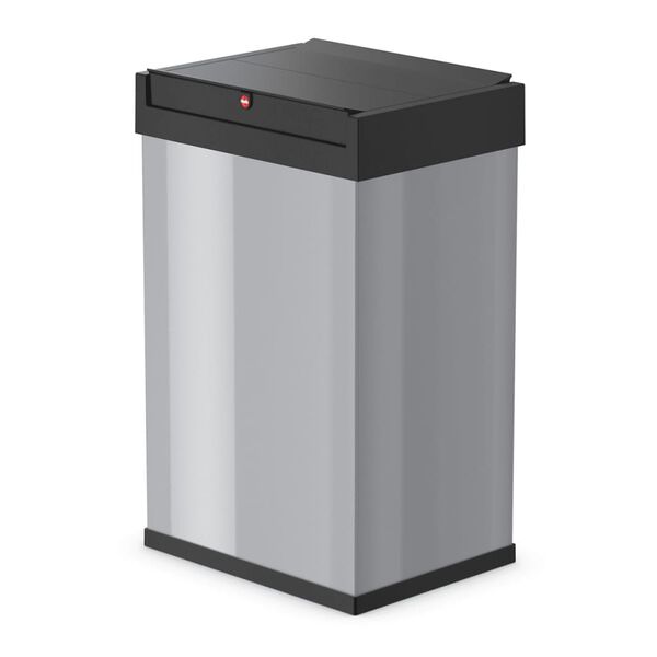 Hailo Waste Bin Big-Box Swing Size L 35 L Silver 0840-121