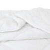 vidaXL Duvet with Pillow 3 pcs White Microfiber
