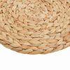 vidaXL Round Woven Placemats 10 pcs Natural &Oslash; 30 cm Water hyacinth