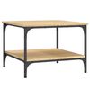 vidaXL Coffee Table Sonoma Oak 55x55x40 cm Engineered Wood