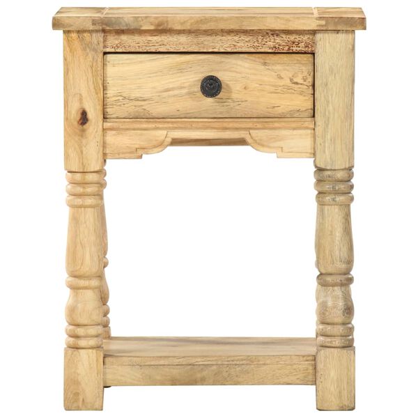 vidaXL Bedside Cabinet 40x35x50 cm Solid Mango Wood