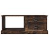 vidaXL Coffee Table Smoked Oak 90x50x35 cm Engineered Wood