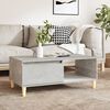 vidaXL Coffee Table Concrete Grey 90x50x36.5 cm Engineered Wood