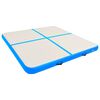 vidaXL Inflatable Gymnastics Mat with Pump 200x200x20 cm PVC Blue