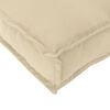 vidaXL Pallet Cushion Set 2 pcs Beige 150 x 40 x 8 cm Oxford Fbric