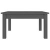 vidaXL Coffee Table Grey 55x55x30 cm Solid Wood Pine