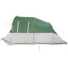vidaXL Camping Tent Tunnel 4-Person Green Waterproof