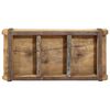 vidaXL Tray with Storage Brown 30 x 14 x 9 cm Solid Reclaim Wood