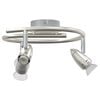 vidaXL Ceiling Spotlight Matt nickel 25 x 24 x 12 cm Steel
